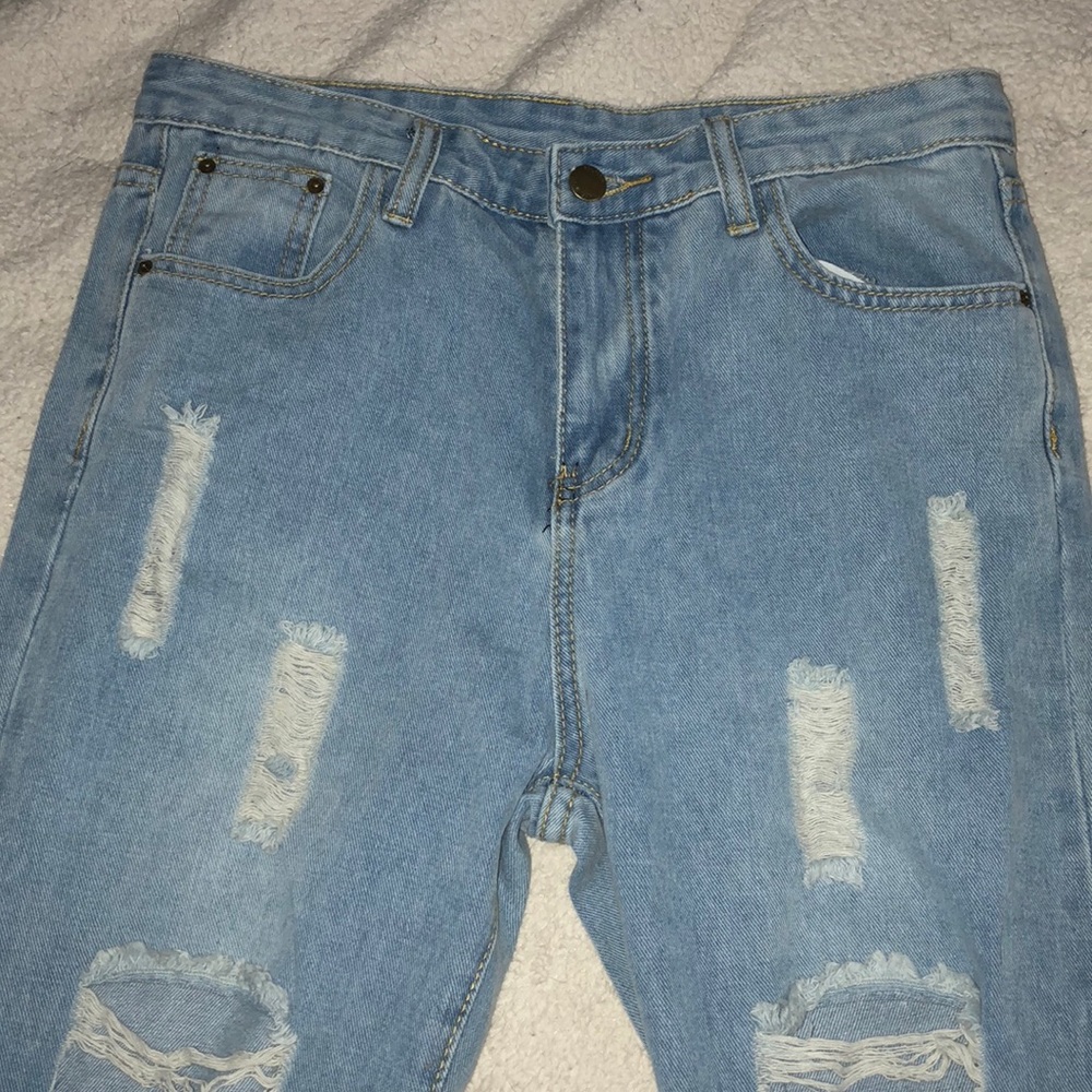 Style Exchange Ripped Boyfriend Jeans